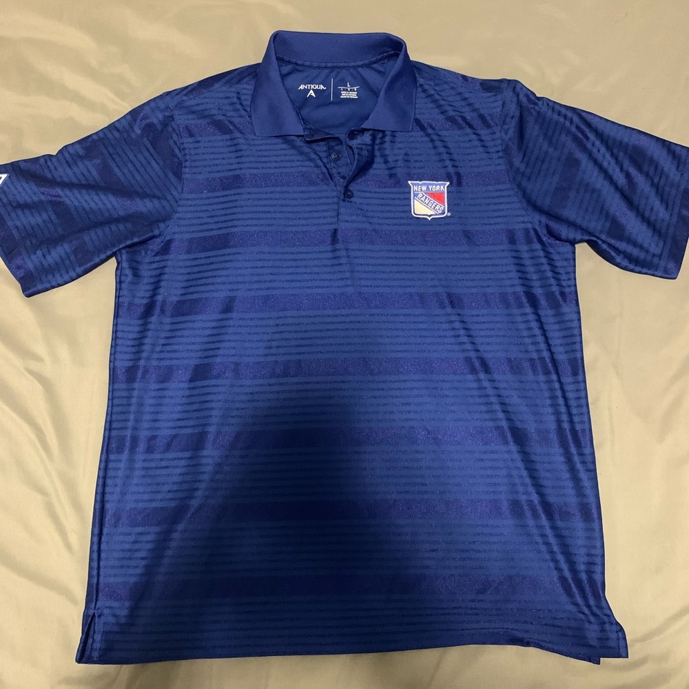 Men NY Rangers polo size large